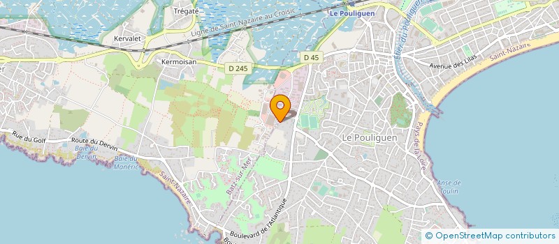 localisation de l'entreprise MAEVA JORDAN  LE POULIGUEN