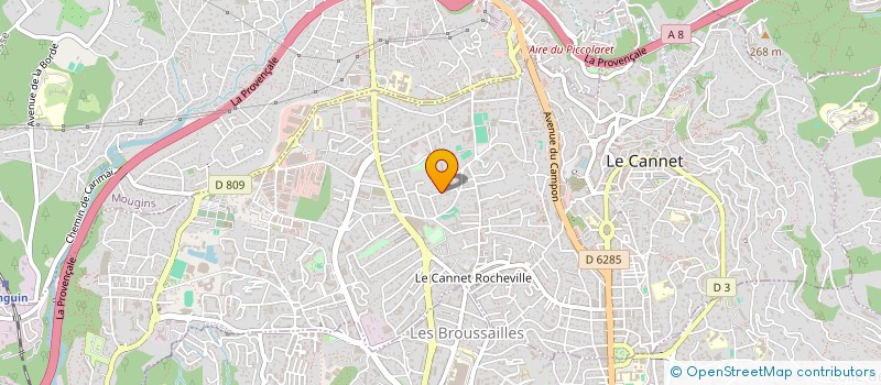 localisation de l'entreprise MAEVA-LES IRIS à LE CANNET