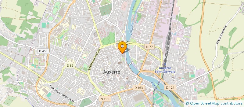 localisation de l'entreprise MAEVA LES QUAIS à AUXERRE