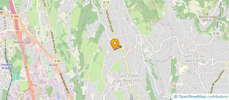 localisation de l'entreprise MAEVA MAGAND - GESTION ADMINISTRATIVE  SAINT-GERMAIN-AU-MONT-D'OR