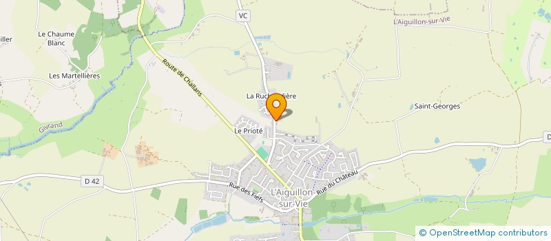 localisation de l'entreprise MAEVA PROJETS  L'AIGUILLON-SUR-VIE