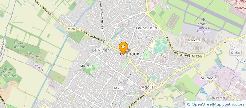 localisation de l'entreprise MAEVA REALISATIONS à CUGNAUX