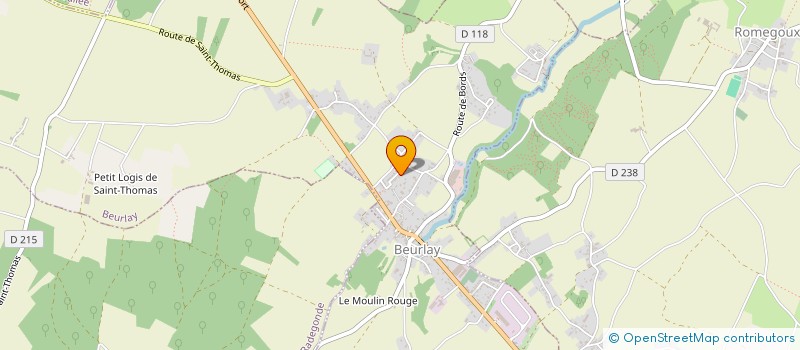 localisation de l'entreprise MAEVA'SONG  BEURLAY