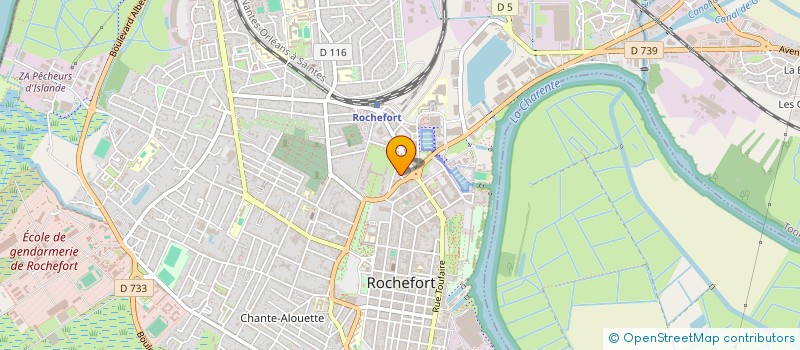 localisation de l'entreprise MAEVA THERMES  ROCHEFORT