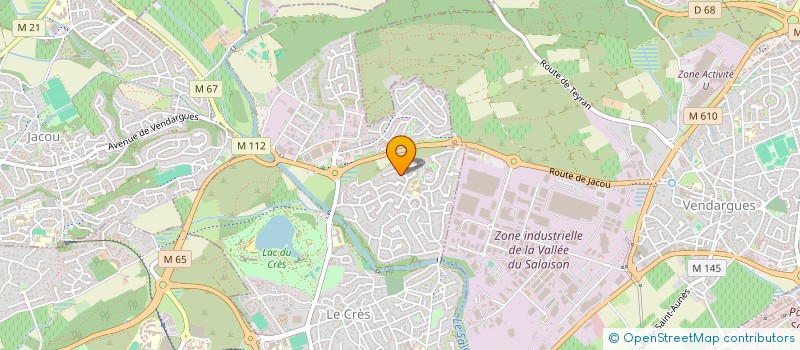 localisation de l'entreprise MAEVAJADE  LE CRES