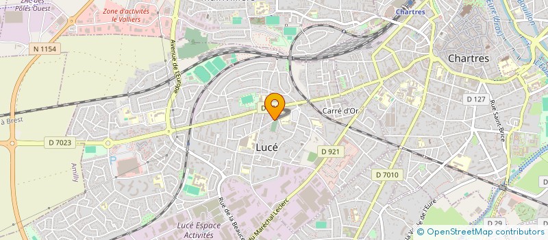 localisation de l'entreprise MAEVAL à LUCE