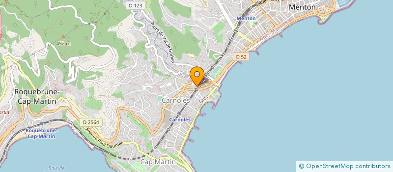 localisation de l'entreprise MAEVANNA à ROQUEBRUNE-CAP-MARTIN