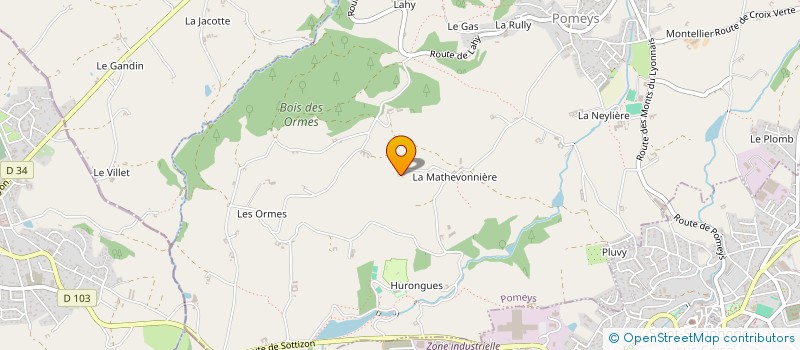 localisation de l'entreprise MAEVANTANA  POMEYS