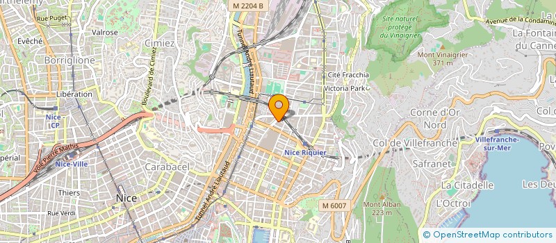 localisation de l'entreprise MAEVIA à NICE