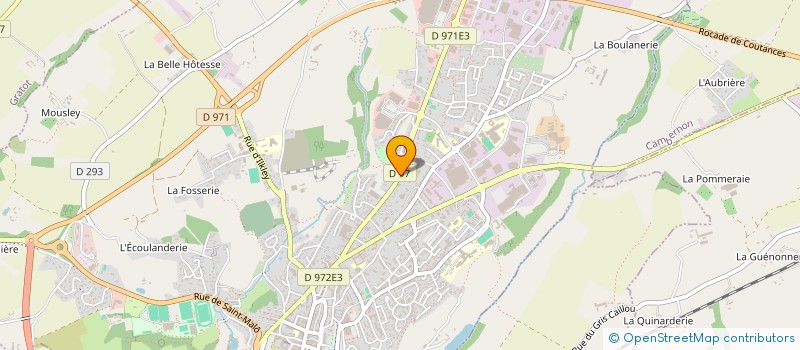 localisation de l'entreprise MAEVIE  COUTANCES