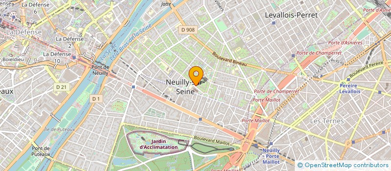 localisation de l'entreprise MAEVY DEVELOPPEMENT à NEUILLY-SUR-SEINE