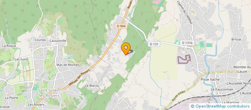 localisation de l'entreprise MAEWIL  SAINT-PRIVAT-DES-VIEUX