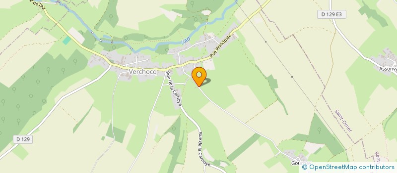 localisation de l'entreprise MAEYAERT-DUMETZ  VERCHOCQ