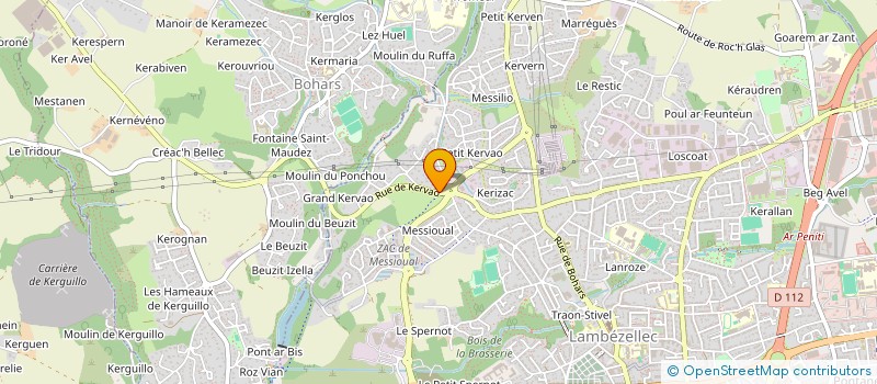 localisation de l'entreprise MAEZ RIVOAL  BREST