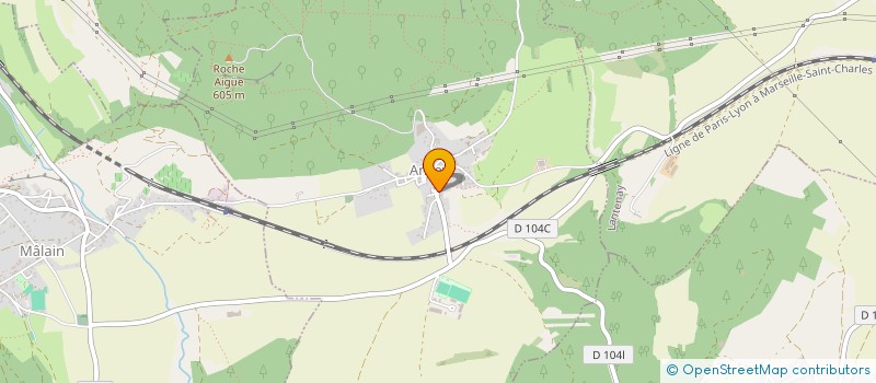 localisation de l'entreprise MAF  SAINT-JEAN-DE-BUF