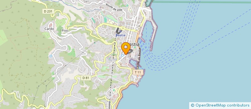 localisation de l'entreprise MAF à BASTIA