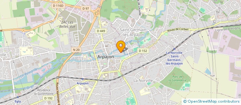 localisation de l'entreprise MAF  ARPAJON