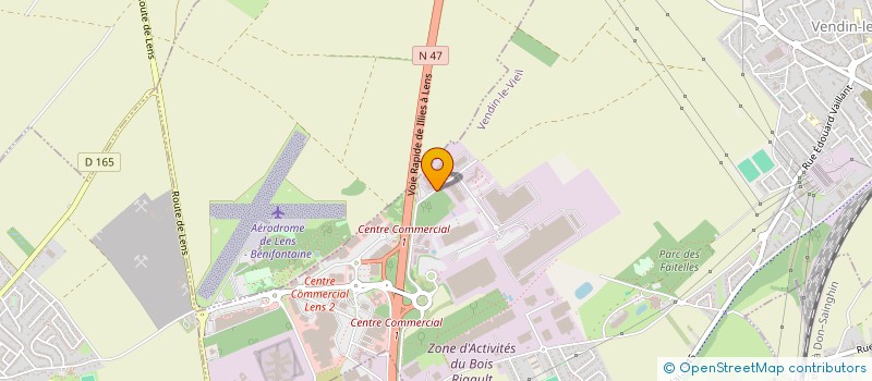 localisation de l'entreprise MAF  VENDIN-LE-VIEIL