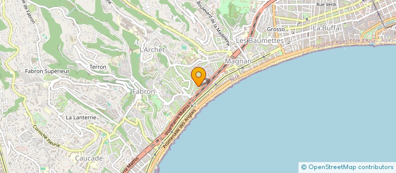 localisation de l'entreprise MAF à NICE