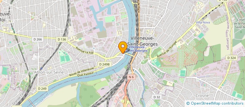 localisation de l'entreprise MAF à VILLENEUVE-LE-ROI