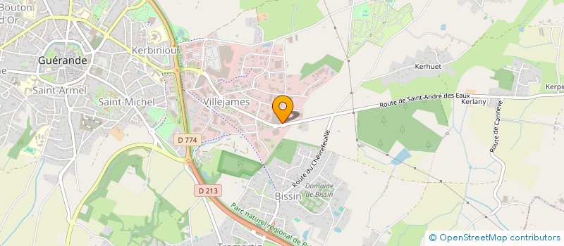 localisation de l'entreprise MAF ATLANTIQUE  GUERANDE