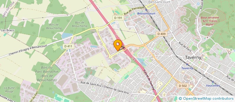 localisation de l'entreprise MAF HOLDING  TAVERNY