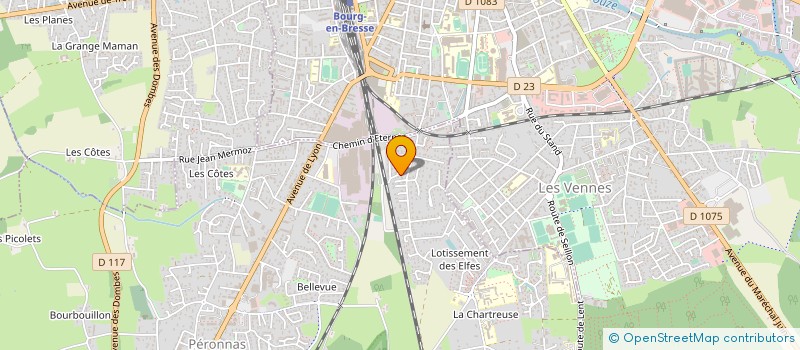 localisation de l'entreprise MAF-INDUSTRIE à PERONNAS