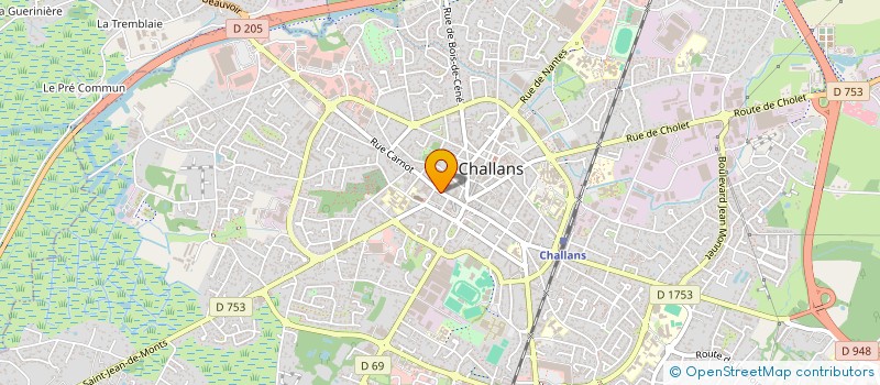 localisation de l'entreprise MAF NET à CHALLANS