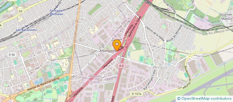 localisation de l'entreprise MAF PROFORMA à ANTONY