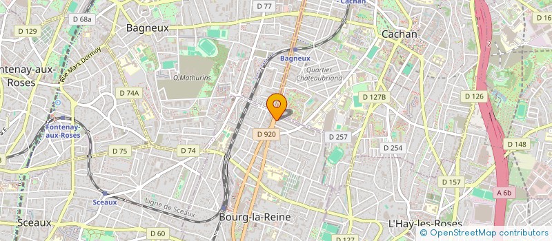 localisation de l'entreprise MAF TECHNIQUES à BOURG-LA-REINE