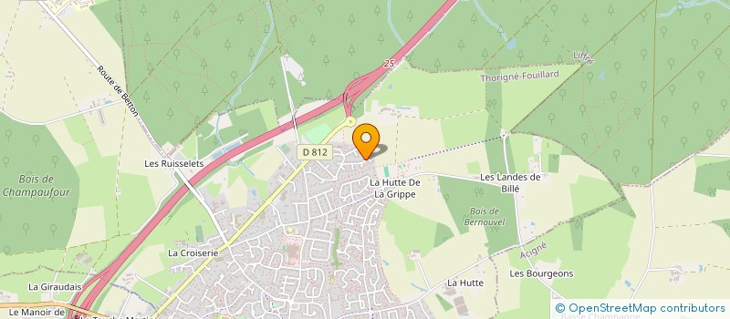 localisation de l'entreprise MAFA 16  THORIGNE-FOUILLARD