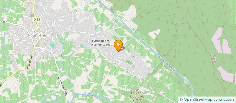 localisation de l'entreprise MAFA  POURRIERES