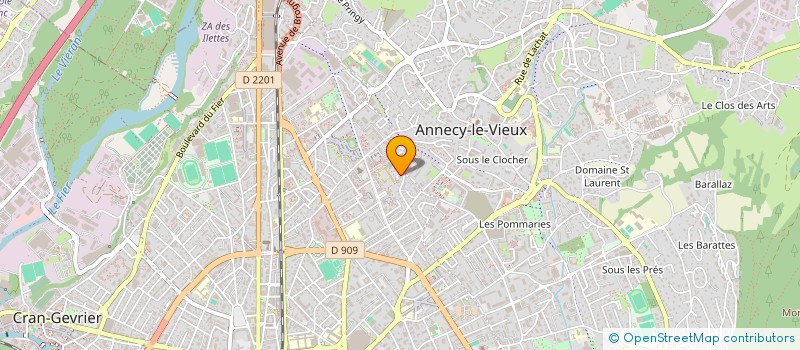 localisation de l'entreprise MAFAB à ANNECY