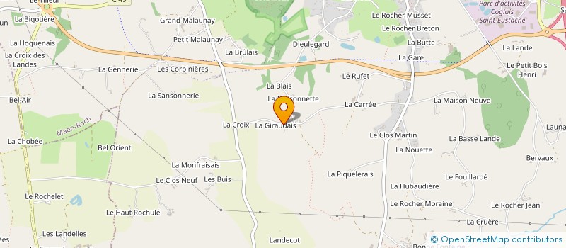 localisation de l'entreprise MAFAB DUET  MAEN ROCH