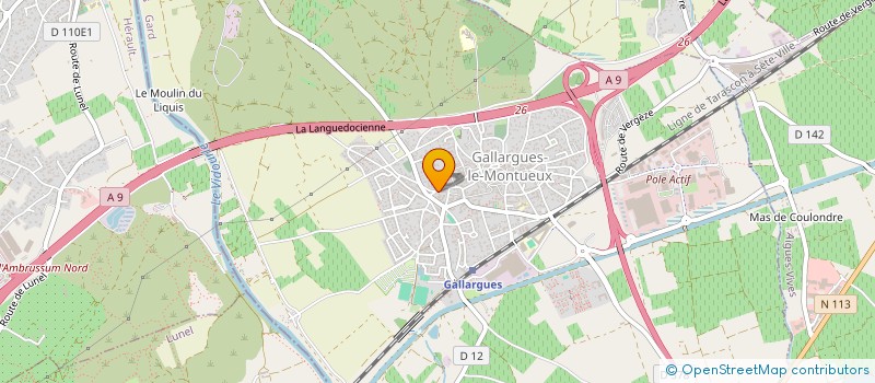 localisation de l'entreprise MAFAD à GALLARGUES-LE-MONTUEUX