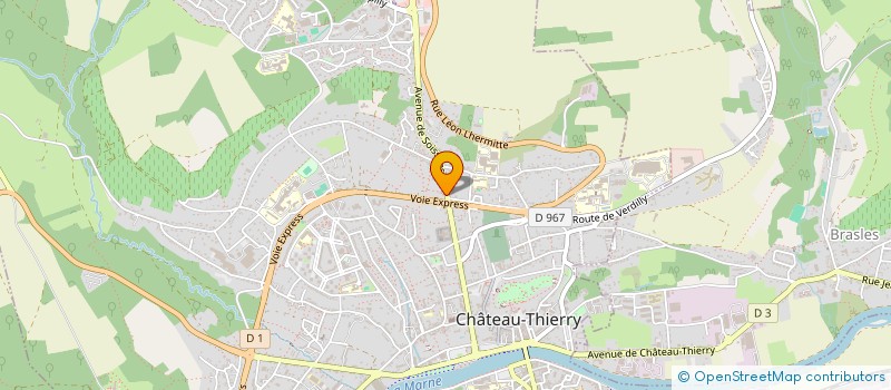 localisation de l'entreprise MAFADO à CHATEAU-THIERRY