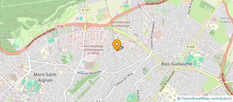 localisation de l'entreprise MAFATE à BOIS-GUILLAUME