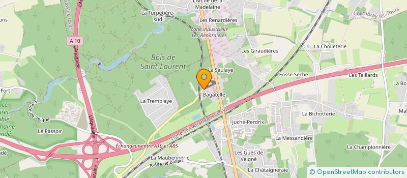 localisation de l'entreprise MAFC IMMO à VEIGNE