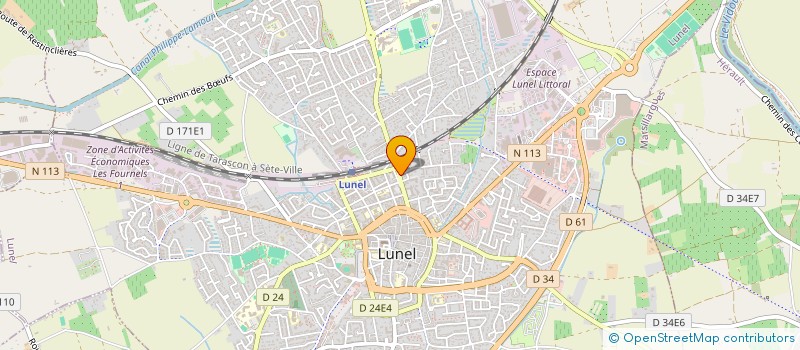 localisation de l'entreprise MAFCK  LUNEL