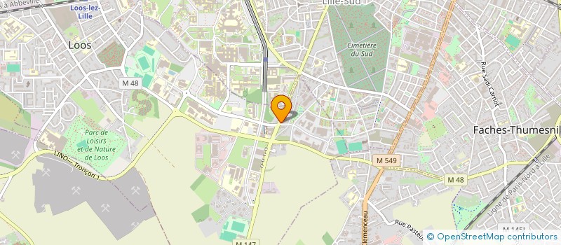 localisation de l'entreprise MAFE  LOOS