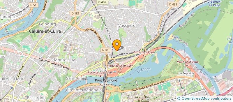 localisation de l'entreprise MAFELEC GROUP à CALUIRE-ET-CUIRE