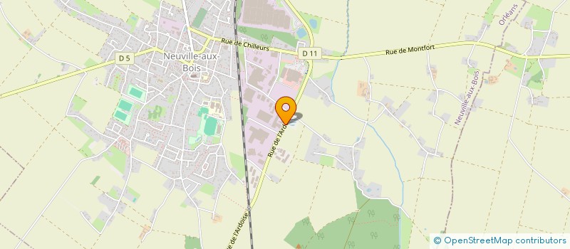 localisation de l'entreprise MAFERSIL à NEUVILLE-AUX-BOIS