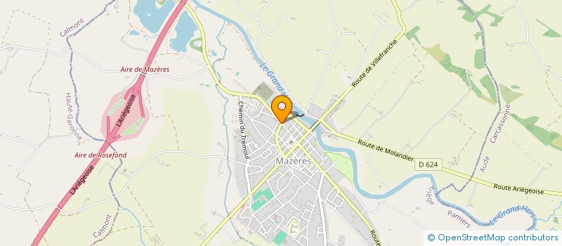 localisation de l'entreprise MAFFRES BATIMENT à MAZERES