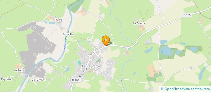 localisation de l'entreprise MAFGO à LA PEYRATTE