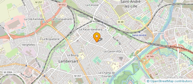 localisation de l'entreprise MAFI à LAMBERSART