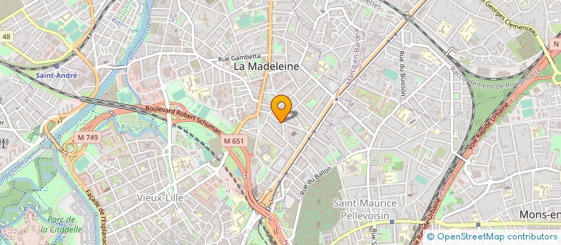 localisation de l'entreprise MAFIL à LA MADELEINE