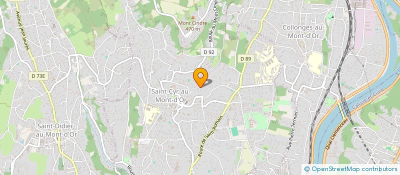 localisation de l'entreprise MAFLAM  SAINT CYR AU MONT D OR