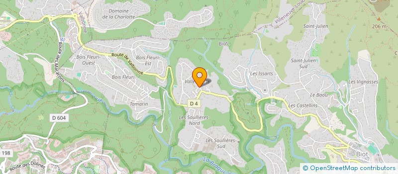 localisation de l'entreprise MAFLO  BIOT