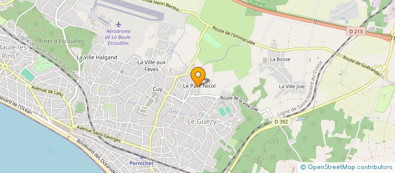 localisation de l'entreprise MAFLOPI à LA BAULE-ESCOUBLAC