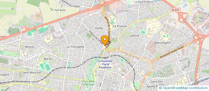 localisation de l'entreprise MAFLORIE  LA ROCHELLE